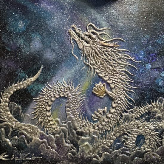 星野喜蝶 龍書画展「龍、青を翔ける」