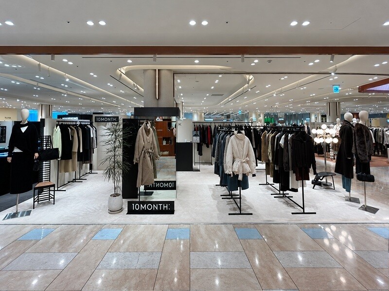 텐먼스(10MONTH) 26FW 팝업스토어（신세계백화점 강남점）