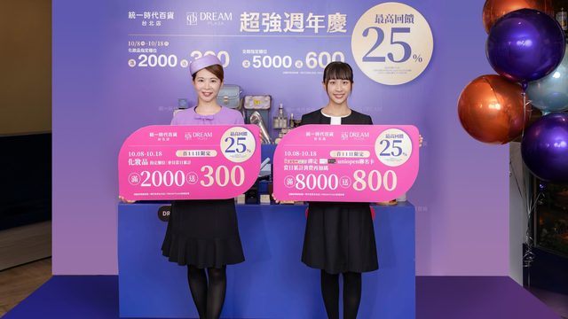 統一時代百貨台北店・DREAM PLAZA 超強週年慶