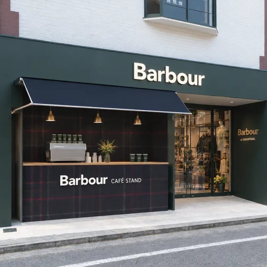 Barbour Café（バブアー代官山店3周年記念）
