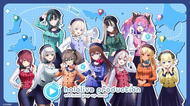 hololive production official pop up shop in TOKYO
