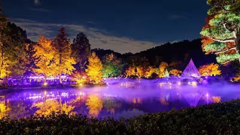 薬師池 紅葉まつり（町田薬師池公園四季彩の杜）